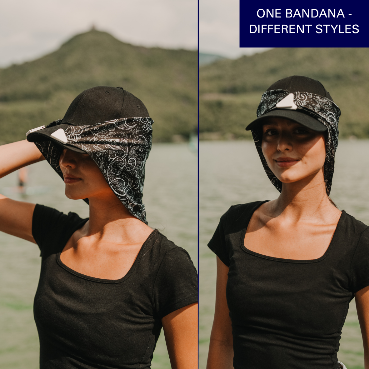 ShaidOn Cap, Brim Add-On & Bandana Add-On