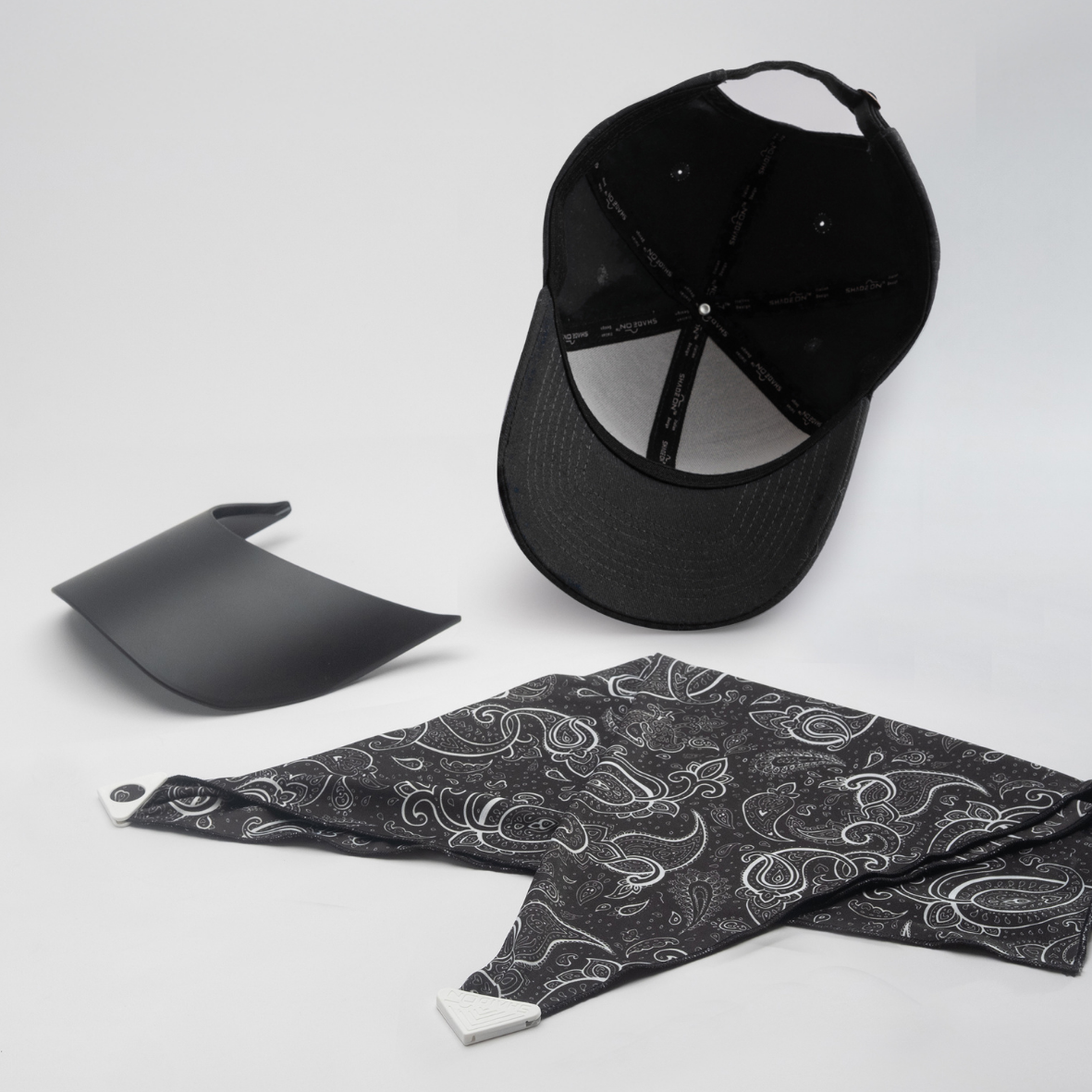 ShaidOn Cap, Brim Add-On & Bandana Add-On