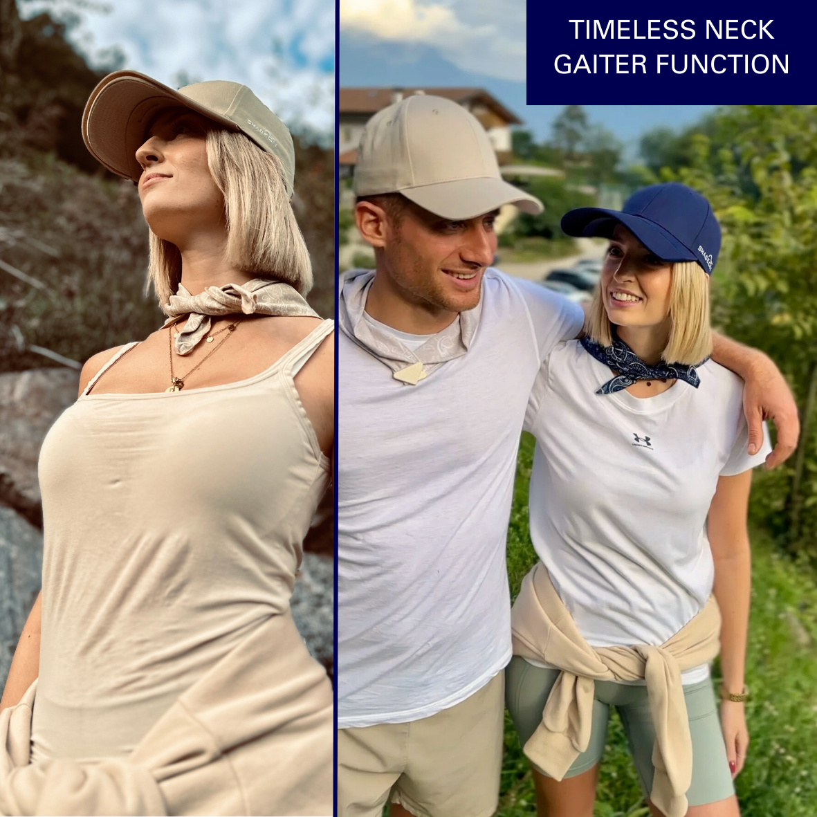 ShaidOn Cap, Brim Add-On & Bandana Add-On