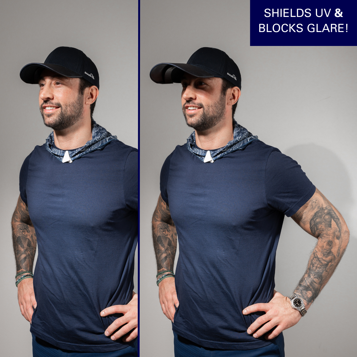 ShaidOn Cap, Brim Add-On & Bandana Add-On