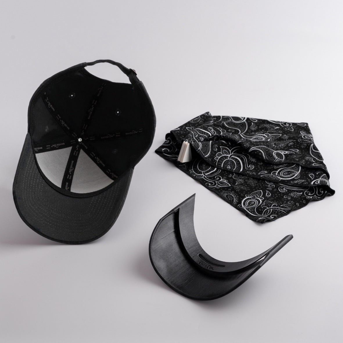 ShaidOn Cap, Brim Add-On & Bandana Add-On