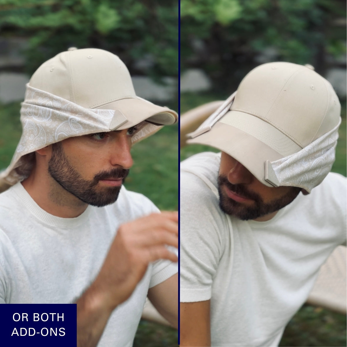 ShaidOn Cap, Brim Add-On & Bandana Add-On