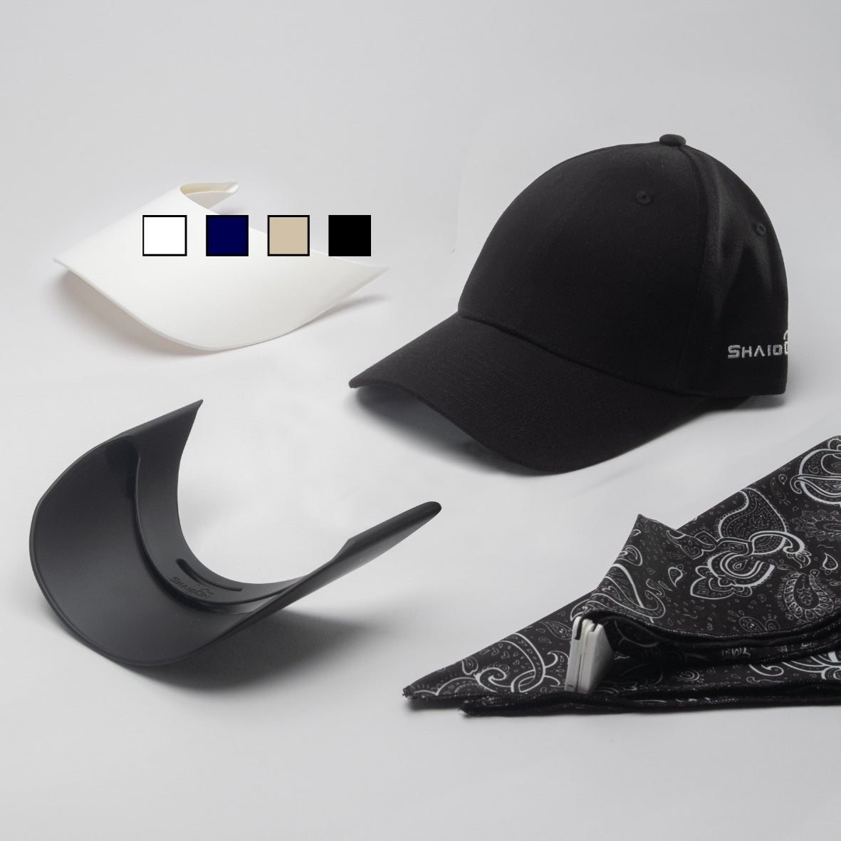 ShaidOn Cap, Brim Add-On & Bandana Add-On